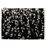 Christmas Bokeh Lights Background Cosmetic Bag (XXL)  Front