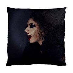 Vampire Woman Vampire Lady Standard Cushion Case (two Sides) by BangZart