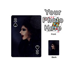 Vampire Woman Vampire Lady Playing Cards 54 (mini)  by BangZart