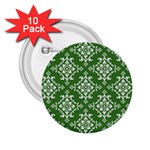 St Patrick S Day Damask Vintage 2.25  Buttons (10 pack)  Front