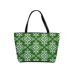 St Patrick S Day Damask Vintage Shoulder Handbags by BangZart