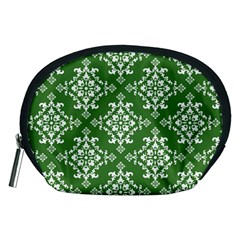 St Patrick S Day Damask Vintage Accessory Pouches (medium) 