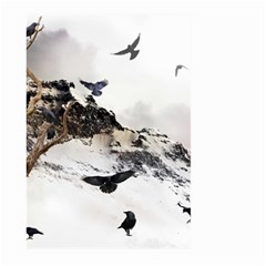 Birds Crows Black Ravens Wing Large Garden Flag (two Sides) by BangZart