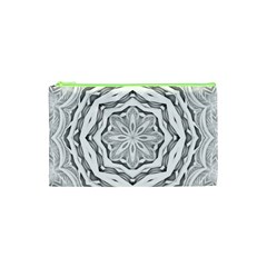 Mandala Pattern Floral Cosmetic Bag (xs)