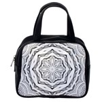 Mandala Pattern Floral Classic Handbags (2 Sides) Back