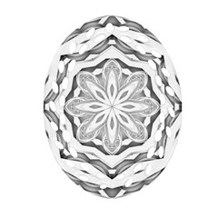 Mandala Pattern Floral Ornament (oval Filigree) by BangZart