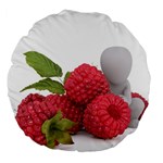 Fruit Healthy Vitamin Vegan Large 18  Premium Round Cushions Back