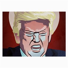 Donald Trump Pop Art President Usa Large Glasses Cloth by BangZart