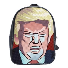Donald Trump Pop Art President Usa School Bag (xl)