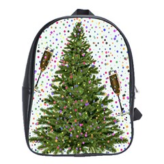 New Year S Eve New Year S Day School Bag (large) by BangZart