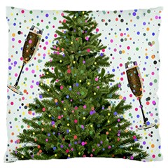 New Year S Eve New Year S Day Large Flano Cushion Case (one Side) by BangZart