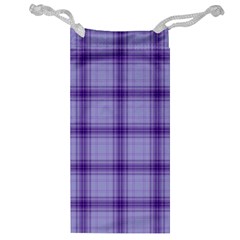 Purple Plaid Original Traditional Jewelry Bag