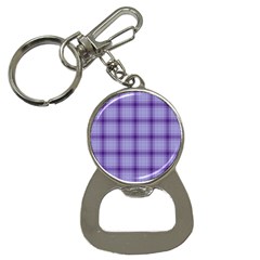Purple Plaid Original Traditional Button Necklaces