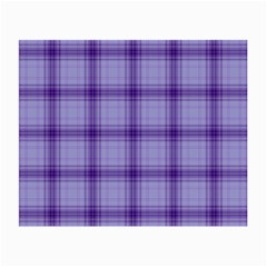 Purple Plaid Original Traditional Small Glasses Cloth (2-Side)