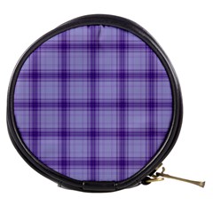 Purple Plaid Original Traditional Mini Makeup Bags