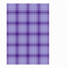 Purple Plaid Original Traditional Small Garden Flag (two Sides)