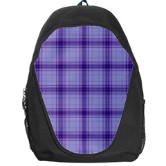 Purple Plaid Original Traditional Backpack Bag