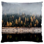 Trees Plants Nature Forests Lake Large Cushion Case (One Side) Front