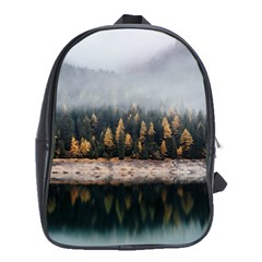 Trees Plants Nature Forests Lake School Bag (xl)