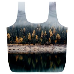 Trees Plants Nature Forests Lake Full Print Recycle Bags (l)  by BangZart