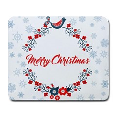 Merry Christmas Christmas Greeting Large Mousepads by BangZart