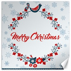 Merry Christmas Christmas Greeting Canvas 16  X 16   by BangZart