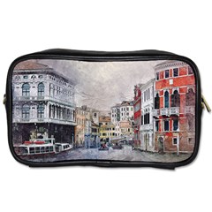 Venice Small Town Watercolor Toiletries Bags 2-side by BangZart