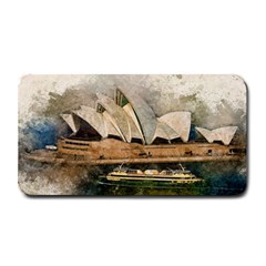 Sydney The Opera House Watercolor Medium Bar Mats by BangZart