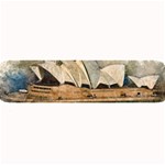 Sydney The Opera House Watercolor Large Bar Mats 32 x8.5  Bar Mat