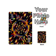 Spiky Abstract Playing Cards 54 (mini)  by linceazul