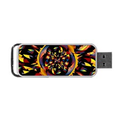 Spiky Abstract Portable Usb Flash (one Side) by linceazul