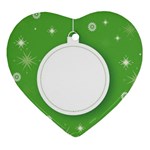 Christmas Bauble Ball Ornament (Heart) Front