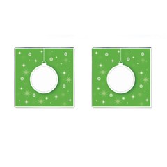 Christmas Bauble Ball Cufflinks (square) by BangZart