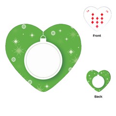 Christmas Bauble Ball Playing Cards (heart)  by BangZart