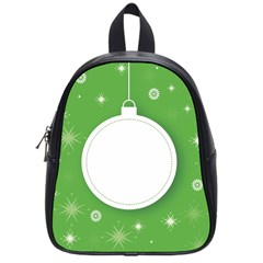 Christmas Bauble Ball School Bag (small) by BangZart