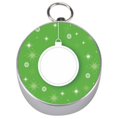 Christmas Bauble Ball Silver Compasses by BangZart