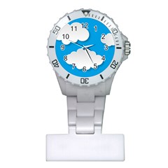 Clouds Sky Background Comic Plastic Nurses Watch