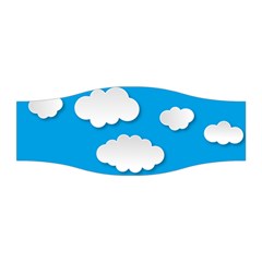 Clouds Sky Background Comic Stretchable Headband