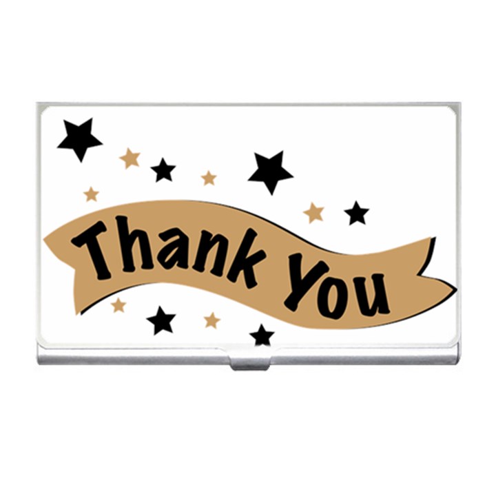 Thank You Lettering Thank You Ornament Banner Business Card Holders