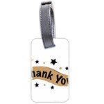 Thank You Lettering Thank You Ornament Banner Luggage Tags (Two Sides) Front
