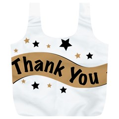 Thank You Lettering Thank You Ornament Banner Full Print Recycle Bags (l)  by BangZart