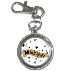 Lettering Miss You Banner Key Chain Watches by BangZart