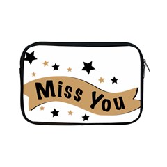 Lettering Miss You Banner Apple Ipad Mini Zipper Cases