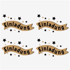 Einladung Lettering Invitation Banner Belt Buckles by BangZart