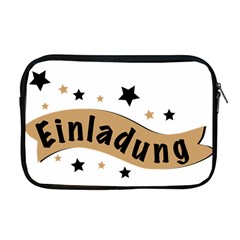 Einladung Lettering Invitation Banner Apple Macbook Pro 17  Zipper Case