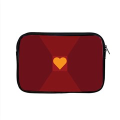 Heart Red Yellow Love Card Design Apple Macbook Pro 15  Zipper Case