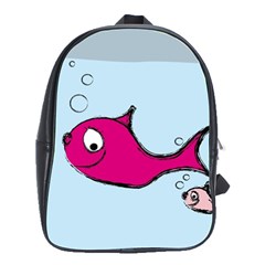 Fish Swarm Meeresbewohner Creature School Bag (large) by BangZart