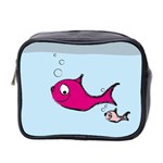 Fish Swarm Meeresbewohner Creature Mini Toiletries Bag 2-Side Front