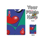Clipart Portrait Illustration Playing Cards 54 (Mini)  Front - Heart5