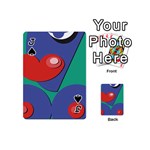 Clipart Portrait Illustration Playing Cards 54 (Mini)  Front - SpadeJ